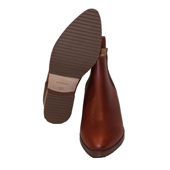 Nisolo Women's Eva Leather Everyday Chelsea Boot Auburn NIB $228 - Picture 7 of 8